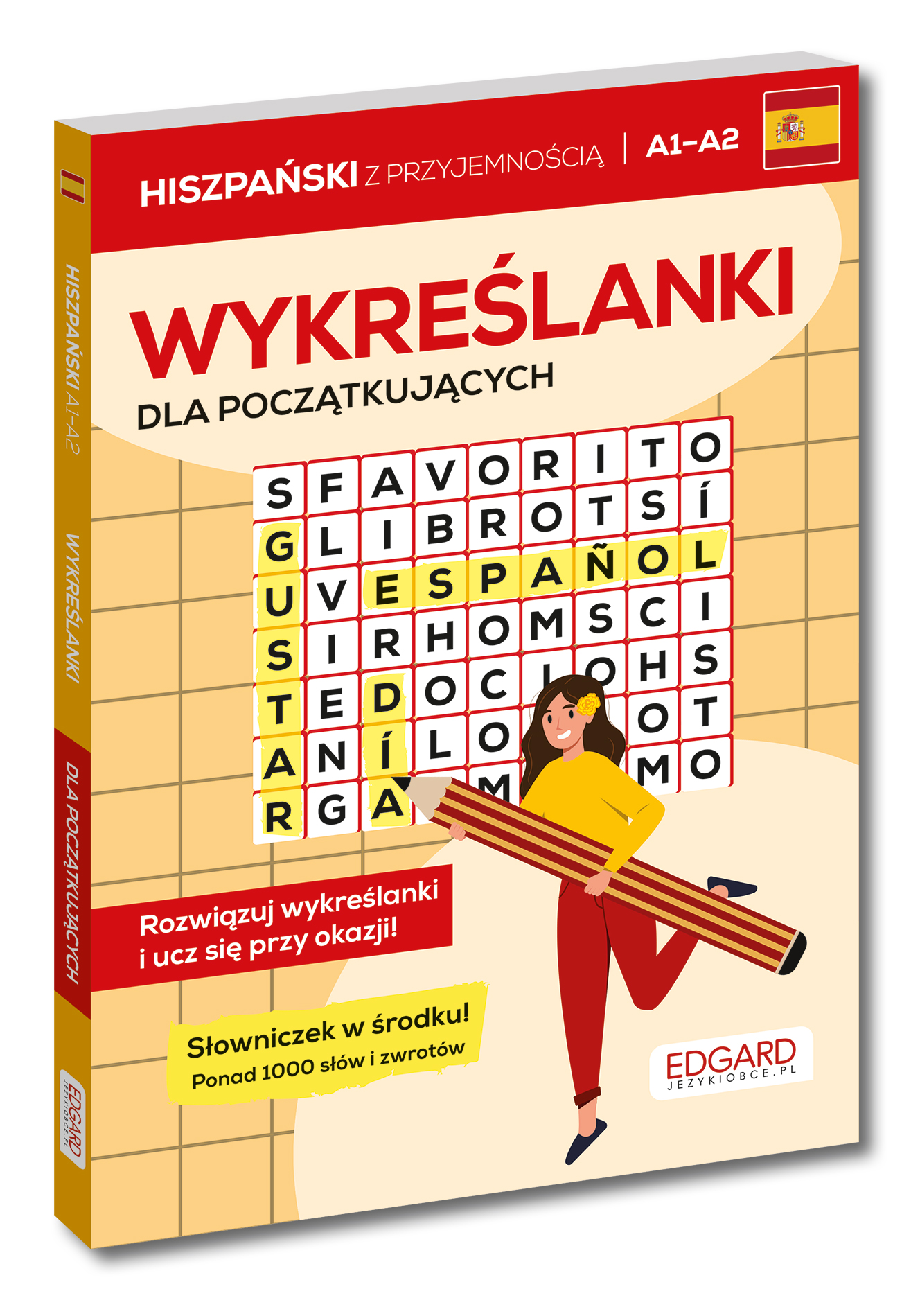 Hiszpański. Wykreślanki dla początkujących A1–A2 - Józefina Ciechowska