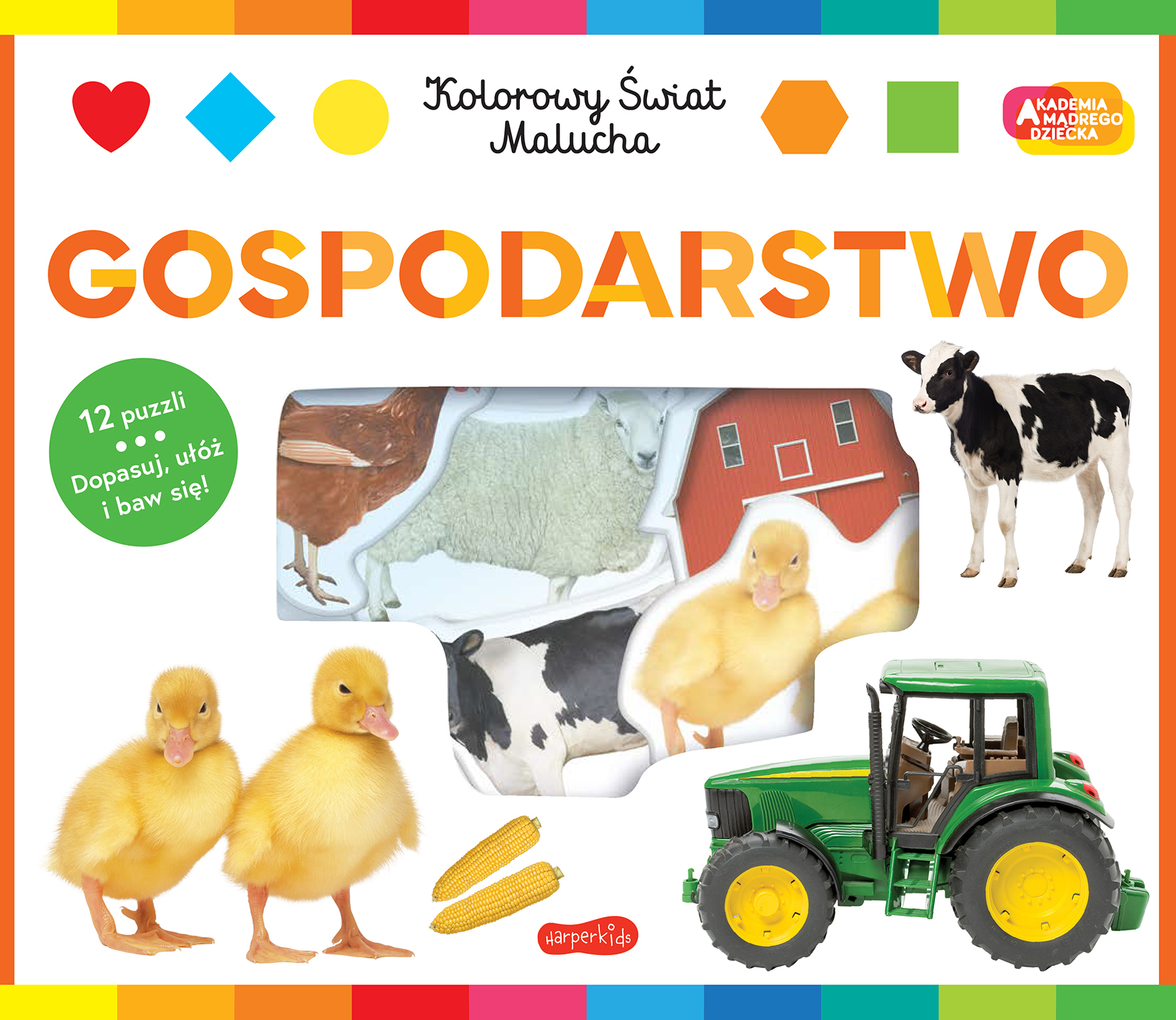 Gospodarstwo. Akademia mądrego dziecka. Kolorowy świat malucha - Opracowanie zbiorowe